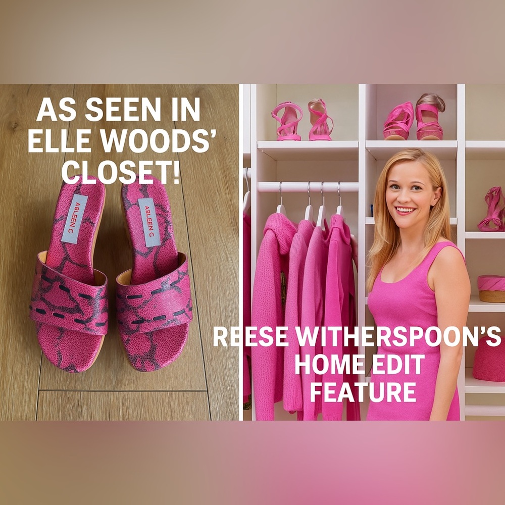 RARE! Elle Woods / Legally Blonde Shoes! Seen on Reese Witherspoon’s Home Closet